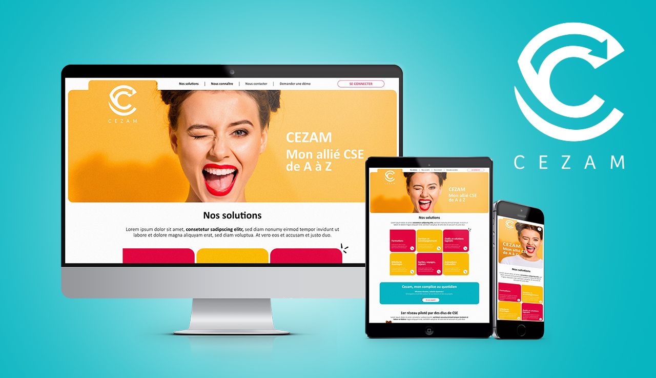 Azimut a conçu la plateforme web de CEZAM et fait une refonte graphique complète